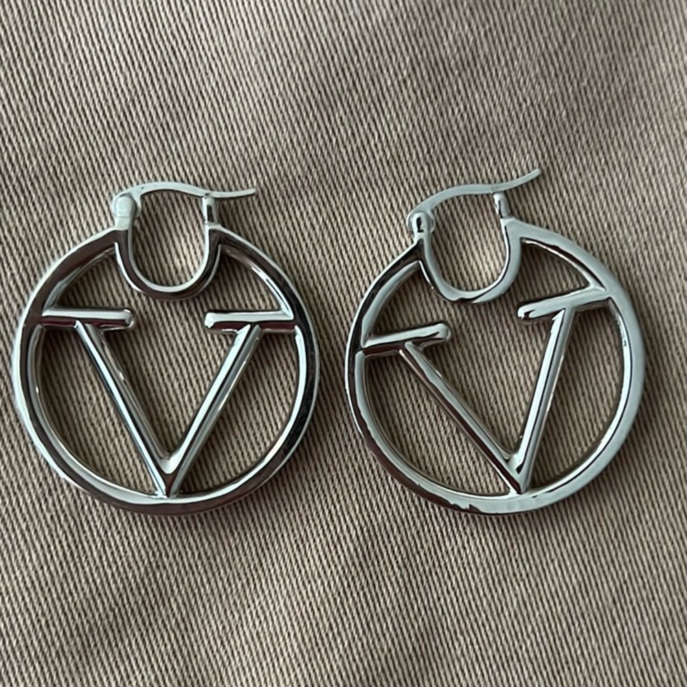 Silver Hoop Earrings